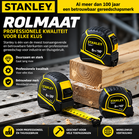 STANLEY 3, 5 en 8 meter.